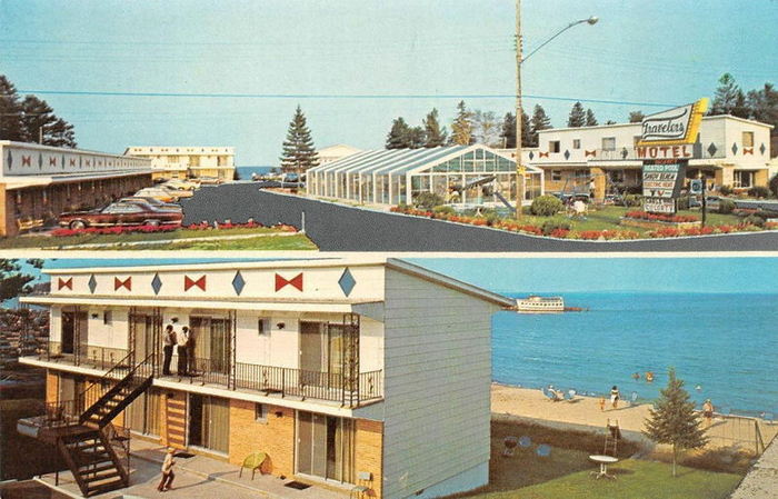Travelers Motel - Vintage Postcard (newer photo)